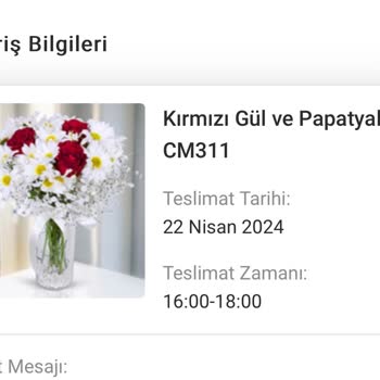 Çiçek Market Teslimat Ve Ürün Uyuşmazlığı İle İlgili Memnuniyetsizlik