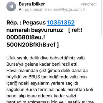 Pegasus Valiz Problemi Müşteri Kaybetmek Umurlarında Değil.