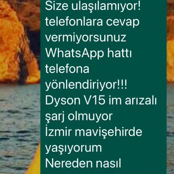 V15 Çalışmıyor Ve Dyson A Ulaşılamıyor