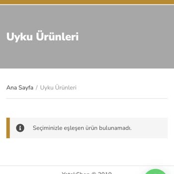 Yatak Shop Aldığım Ürünü Yollamıyor