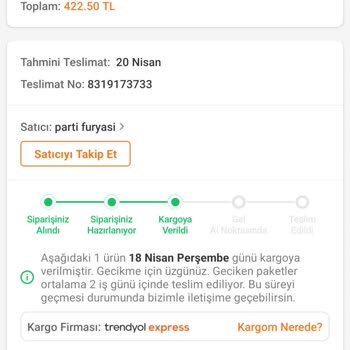 Trendyol Teslimat Mağduriyeti Ve Pudo Gel Al Noktası Arızası