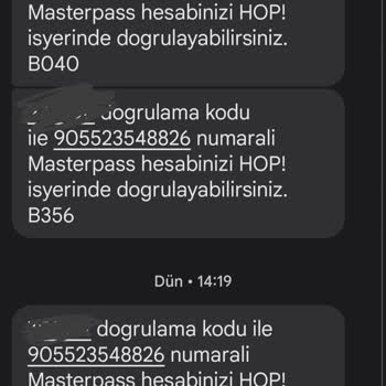 Masterpass Kartımla Benden Habersiz İşlem Yapılmaya Çalışılıyor.