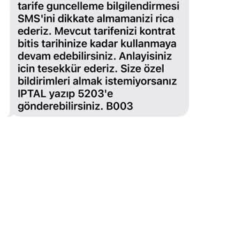 Vodafone Tarife Değişikliği Yapılması İçin Aldatıcı Mesaj Gönderiyor
