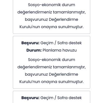 İBB - İstanbul Büyükşehir Belediyesi Planlama Havuzu Yardım Sonuçlanmaması
