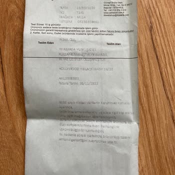 LTB Özdilek'te Yaşanan Pantolon Sorunu
