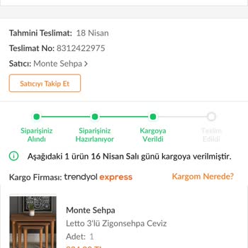 Trendyol Expres Kargosu 2. Kez Ürünümü Getirmekte Zorlanıyor.