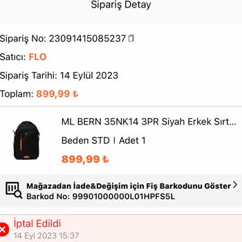 FLO Ayakkabı Ücret İadesi Yapılmadı