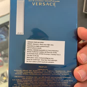 Boyner Versace Eros Perfume 100 Ml Koku Şikayeti