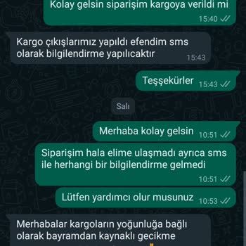 Vovo Bey Siparişimi Eksik Gönderdi Ve Düzeltmedi