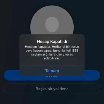 Facebook Hesabım Kapatıldı