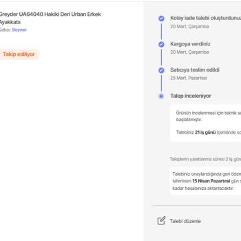 Hepsiburada İade Ve Değişim Zorluğu