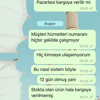 Elfidamoda 12 Gündür Ürün Kargoya Verilmedi