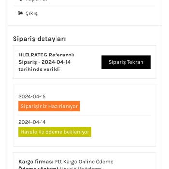 Elfidamoda 12 Gündür Ürün Kargoya Verilmedi