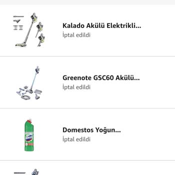 Amazon Ürünlerimi İptal Ediyor İkidir