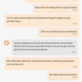 Trendyol Yemek Trendyol Kuryenin İşini Yanlış Yapması Ve İlgisizliği