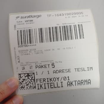 Miss Whence Mis Whence Değişim İçin Gönderdiğim Ürün İçin Dönüş Yapmıyor