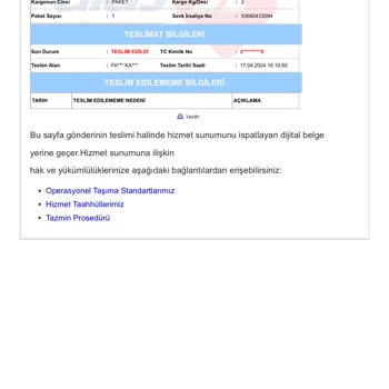 Zara Ürünlerimin İadesi Yatırılmıyor