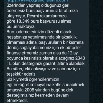 Burs Vaadiyle Dolandırıcılık Öğrenci İşleri Burs Başvurusu