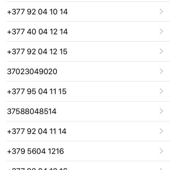 Vodafone 37 İle Başlayan Numaralar