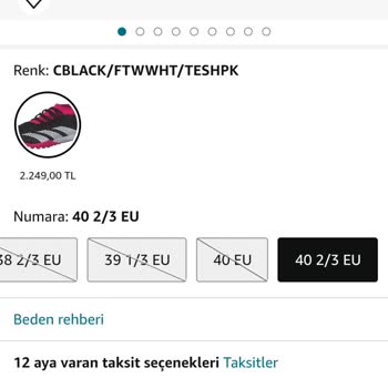Adidas Halı Saha Ayakkabısı Ve Enflasyon Farkı