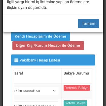 VakıfBank UYAP İşlem Ücreti Tarafımıza İade Etmiyor