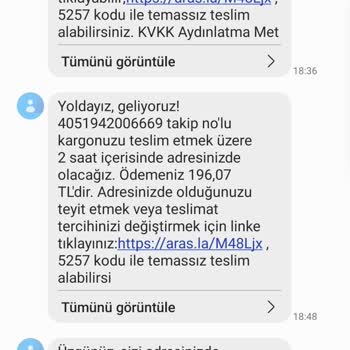 Aras Kargo Aras Aras Kargom Gelmedi