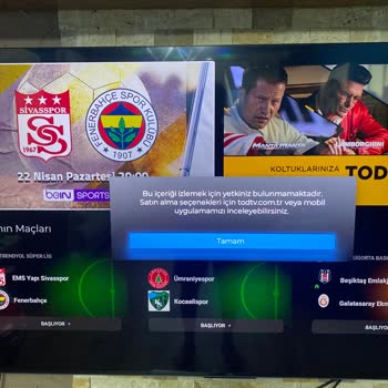 Digiturk Tod Uygulaması Pişmanlıktır