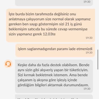 Trendyol 21 İş Gününde İade Yapmıyor