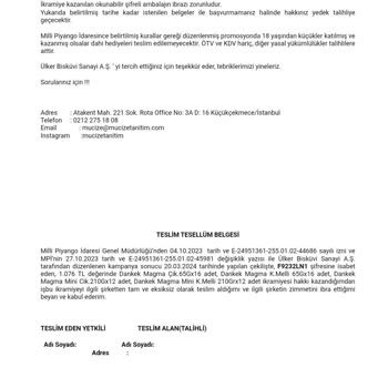 Ülker Güvenilir Olmayan Bir Firma Mucize Tanıtım