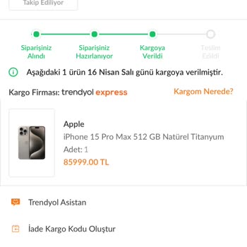 Trendyol Satıcısı Teslimat Yapmıyor