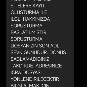 Av.i.kcdmr (SMS) Haksız Üyelik Ve Tehdit İddiası