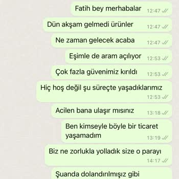 Bornex Lazer Bornex Firması Ürün Göndermiyor