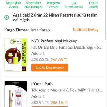 NYX Professional Makeup Onaylı Satıcıdan Alışverişte Eksik Ürün Hayal Kırıklığı