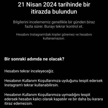 Instagram Hesabım Askıya Alındı