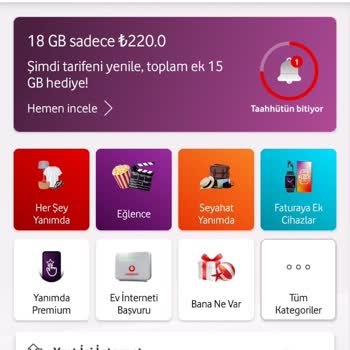 Vodafone Tarife Seçim Ekranı Yanıltıcı Fiyat Görselleri Hakkında