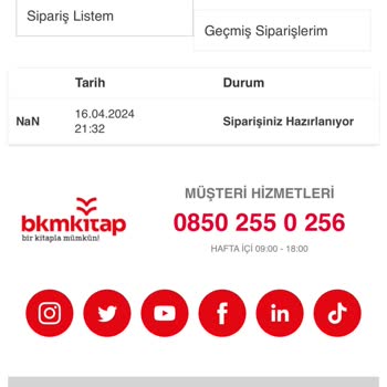 Bkmkitap Verilen Siparişler Gelmiyor