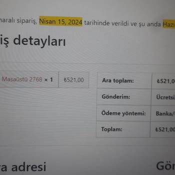 Hediyeler Kapında Geciken Sipariş Ve İletişimsizlik Sorunu