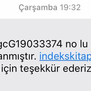 İndeks Kitap Sorumsuzluğu Dönüşünüzü Bekliyorum