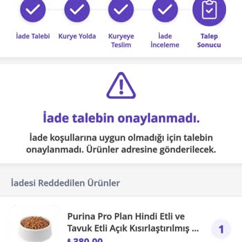 GetirÇarşı Getir İade Talebi 2 Aydır Para İadesi Yapmadı