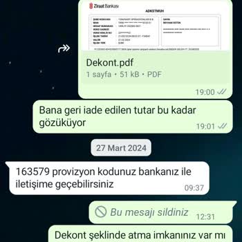Ziraat Bankası Harcama İtirazı (2 Aydır Mağdurum)
