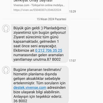 Vivense Customer Service Dissatisfaction