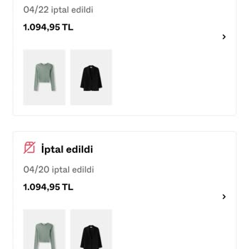 Bershka 2 Kez Siparişimi İptal Etti!
