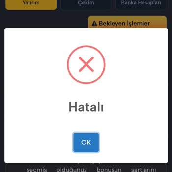 Fixbet Yatırımlar Hesaba Yatmıyor
