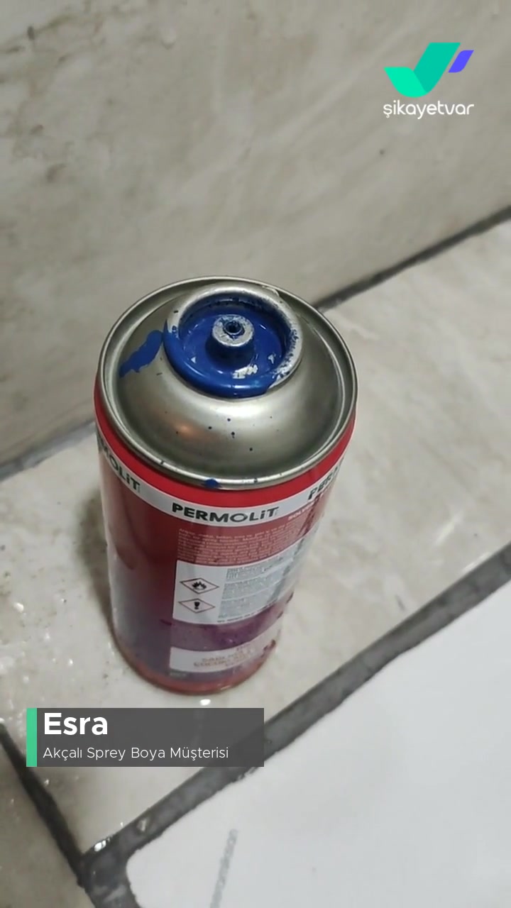 Akçalı Sprey Boyanın Kafası Kırılıyor İçi Dolu Ama Kullanamıyorum! videonun kapak resmi