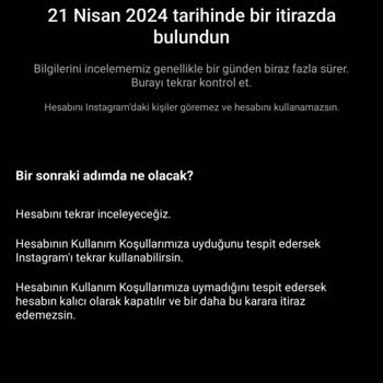Instagram'ım Nedensiz Bir Şekilde İncelenme Altına Alındı
