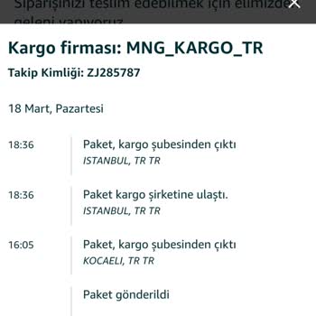 MNG Kargo Kargom 18 Marttan Beri Kayıp