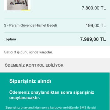Sahibinden Güvenli Alışveriş Beklentim Karşılanmadı!