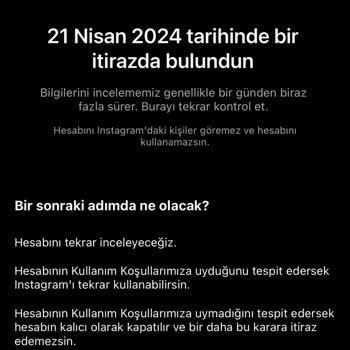 Instagram Kapatılma Sebebi