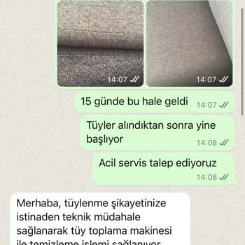 Doğtaş Luna Tüylenme Problemi