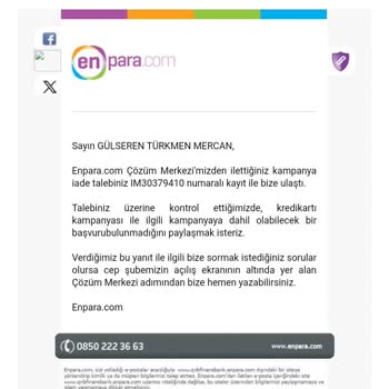 Enpara Vaatler Yerine Getirilmiyor
